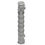 2800kg 270sq Vertical Shell And Tube Condenser for sale