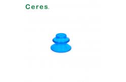 China 23*16*5 Mm Printing Machine Spare Parts Blue Rubber Sucker Precision Shaped supplier