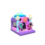 Customized Inflatable Bouncy House With Slide Alien Astronaut Moon Inflatable Combo