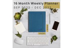 China OEM ODM Custom Academic Planner Softcover Night Blue 160 Page Design supplier