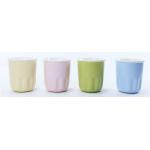 Pastel Ribbed Ceramic Tumbler Cup for sale