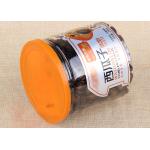 Food Grade Visible Cylinder PET Plastic Jars 307# For Melon Seeds Packaging