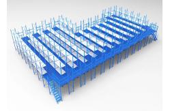 China Steel Platform Mezzanine Racking System Powder Coated / Galvanized Finish 3D design supplier
