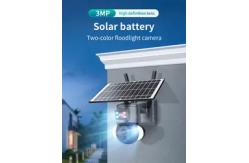 China 3mp Wireless Surveillance PTZ IP Camera Solar Powered Battery supplier