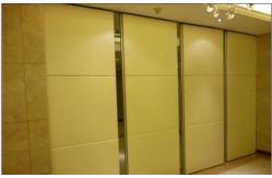 China Classroom Sound Proof Partitions , Aluminium Frame Sliding Folding Wall Dividers supplier