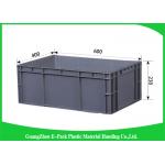 45 Litre Euro Plastic Storage Boxes , Industrial Storage Bins Light Weight PP for sale