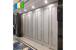China Cambodia Palace Hotel Acoustic Operable Partition Movable Folding Partition Wall Door supplier