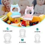 Infant Harmless Silicone Food Teether Pacifier Multicolor Durable for sale