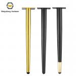 Metal Black Gold Furniture Hardware Accessories Round Cabinet Dressing Table Sofa Chair Base for sale