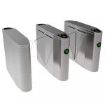 0.2 Second Flap Barrier Turnstile Pedestrian Bi Directional Entry And Exit for sale