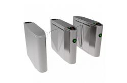 China 0.2 Second Flap Barrier Turnstile Pedestrian Bi Directional Entry And Exit supplier