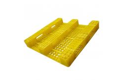 China 3 Runners Reusable Plastic Pallets 1100 X 1100 For Industrial Warehouse supplier