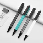 Sample Design Metal Press Ballpoint Pen 0.5mm Engraved Logo Advertising Pen Office Pen for sale