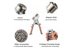 China Practical Alloy Grommet Tool Kit Anti Abrasion Multiple Sizes supplier
