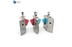 China Fully Automatic Intelligent Flap Barrier Turnstile Gate Security Access Gates 140J supplier