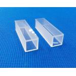 ±0.03mm Tolerance Clear Transparent Square Optical Quartz Glass Cuvette for Lab