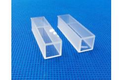 China ±0.03mm Tolerance Clear Transparent Square Optical Quartz Glass Cuvette for Lab supplier