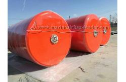China Cylindrical EVA Foam Filled Fender Polyurethane Coated Marine Foam Fender supplier