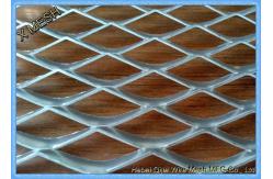China Aluminum Flat Expanded Metal Mesh / SS304 Expanded Mesh Screen For Architecture supplier
