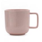 Nordic Style Morandi Line Custom Ceramic Tall Coffee Mug 16Oz for sale