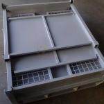 Heavy Duty Wire Mesh Pallet Cage Collapsible Stackable Storage Container for sale