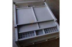 China Heavy Duty Wire Mesh Pallet Cage Collapsible Stackable Storage Container supplier