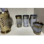 PVD TiN Titanium Nitride Coating Equipment Vacuum For Glassware