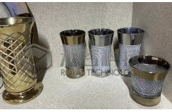 China PVD TiN Titanium Nitride Coating Equipment Vacuum For Glassware supplier