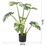 80cm Artificial Monstera Potted Plant No Nursing Low Maintenance for sale