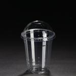 Boba Tea Milk Tea Biodegradable Clear PLA Transparent Take Out Cold Drinks Cup
