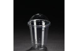 China Boba Tea Milk Tea Biodegradable Clear PLA Transparent Take Out Cold Drinks Cup supplier