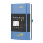 Hard Cover Poprun Blue Weekly Planner 2023 Customization Agenda For Student for sale