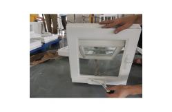 China Villa Home Manual UPVC Awning Window With Top Hung Design Crank supplier