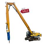 Optional 18M 20M 24M 26M 28M 30M Excavator High Reach Boom , Three Section Demolition Arm for sale