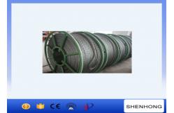 China Steel Pilot Anti Twist Wire Rope Six Squares 12 Strands Transmission Line Stringing supplier