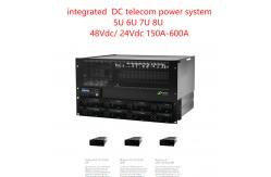 China 48vdc 24vdc Telecom Power System Integrated DC system 150A-600A supplier