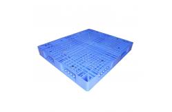 China PET Fully Reversible Rackable Plastic Pallets Blue 130 X 110cm supplier