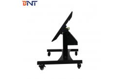 China Durable Mobile TV Stand , Electric Turning Rolling Flat Screen TV Cart supplier
