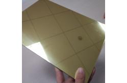 China Moisture Proof Aluminum Mirror Sheet Class A2 Fire Proof Hard Texture Durable supplier