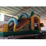 Hot sale inflatable safari park bouncer house Classic inflatable forest animals combo jumping house for children on sale for sale
