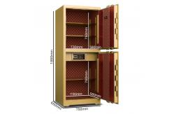 China Smart Bank Biometric Commercial Safe Box Fingerprint Lock H1880mm With 7 Open Ways supplier