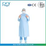 Spunlace Medium Sterile Surgical Gowns Blue SMMS Surgical Gown for sale