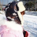 Classical Female Sheepskin Shearling Trapper Hat For Kids ODM Designs for sale