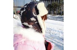 China Classical Female Sheepskin Shearling Trapper Hat For Kids ODM Designs supplier