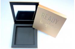 China Customized Mini Magnetic Palette Logo Embossed Highlighter And Contour Palette supplier
