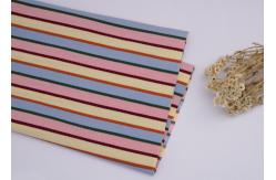 China Breathable And Comfortable Elastic Striped Knit Fabric For Leisure Wear supplier