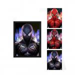 Anime Lenticular Marvel Posters 2 Characters Changing Pictures Manga 3D Flip Poster Wall Decor for sale