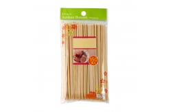 China Disposable Bamboo Barbecue Skewers , Pointed Wooden Bbq Skewers Fruit Sharpen supplier