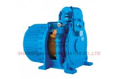 China 3 Phase 400V T Guide Elevator Gearless Traction Machine Permanent Magnet supplier