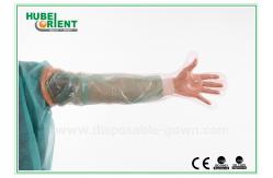 China LDPE Disposable Plastic Arm Sleeves For Slaughtering / Food Processing , Eco - Friendly supplier